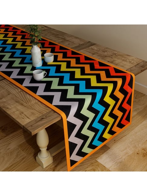 SEJ by Nisha Gupta Multicolor Table Runner - Set of 1-picture-16
