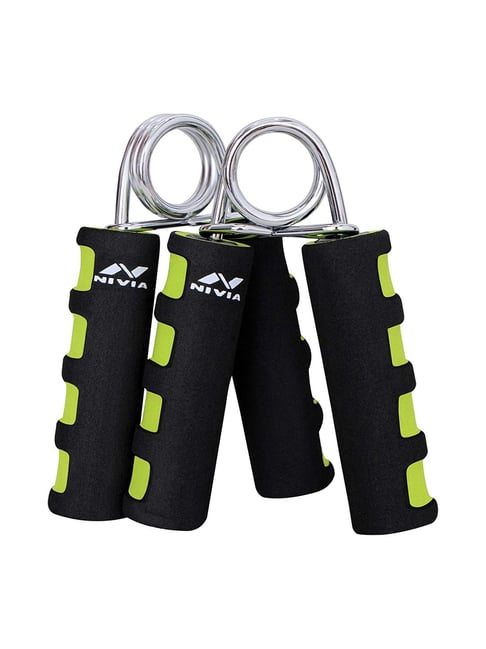 Nivia Black Green Foam Hand Grip 2.0 Set of 2