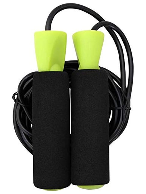 Nivia Black & Green Speed Skipping Rope-Nivia-Footwear-TATA CLIQ