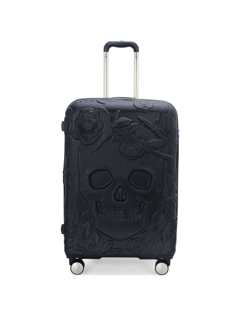 It luggage Skulls II Black 4 Wheel Medium Hard Cabin Trolley 71 Inch