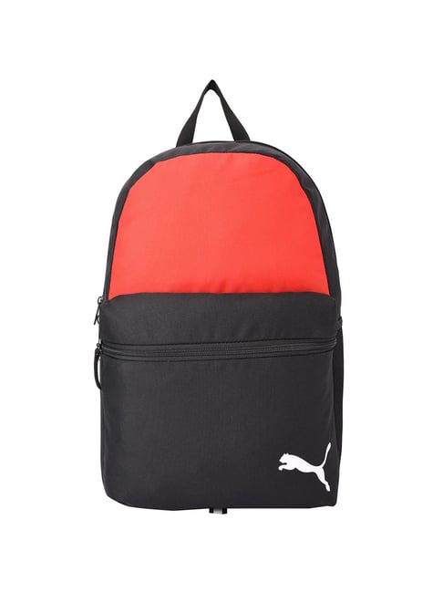 Puma teamGOAL 23 Ltrs Black & Red Medium Laptop Backpack