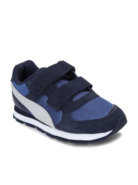 Puma Kids Vista V Navy Blue Sneakers