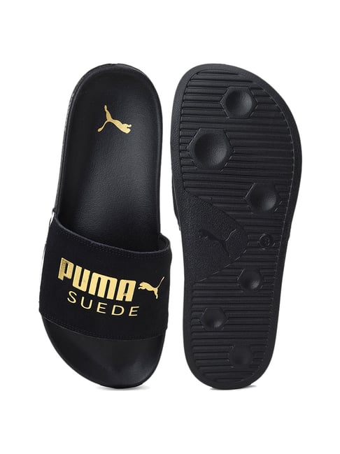 Puma Leadcat FTR Classic Black Slides-Puma-Footwear-TATA CLIQ