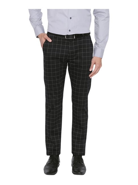 Buy HANCOCK Formal Trousers & Hight Waist Pants - Men | FASHIOLA INDIA