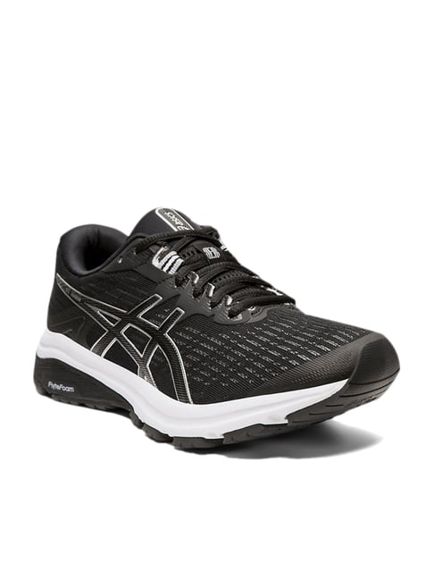 Asics gt 1000 8 womens running shoes on sale black / silver