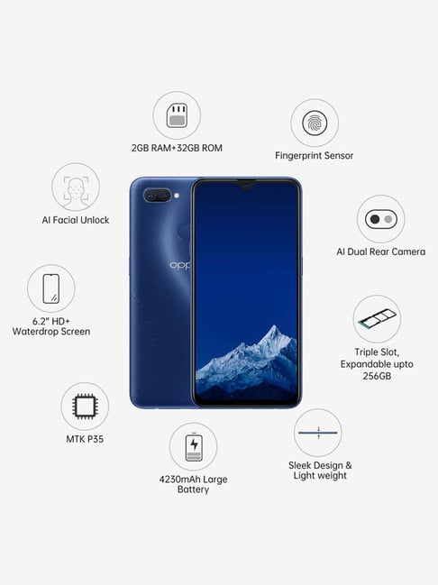 Buy Oppo A11k 32 Gb Deep Blue 2 Gb Ram Dual Sim 4g Online At Best