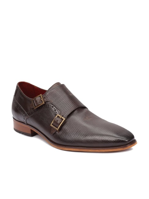 Ruosh Men's King Brown Monk Shoes