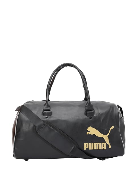 puma black duffle bag