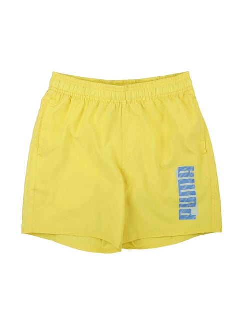 puma shorts kids yellow