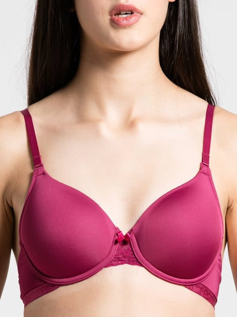 Jockey Generation Forever Fit Soft T-Shirt Bra, Pink Ecuador