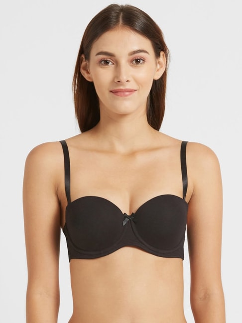 Nykd by Nykaa Lace Padded Wired Push Up Front Open Bra Demi