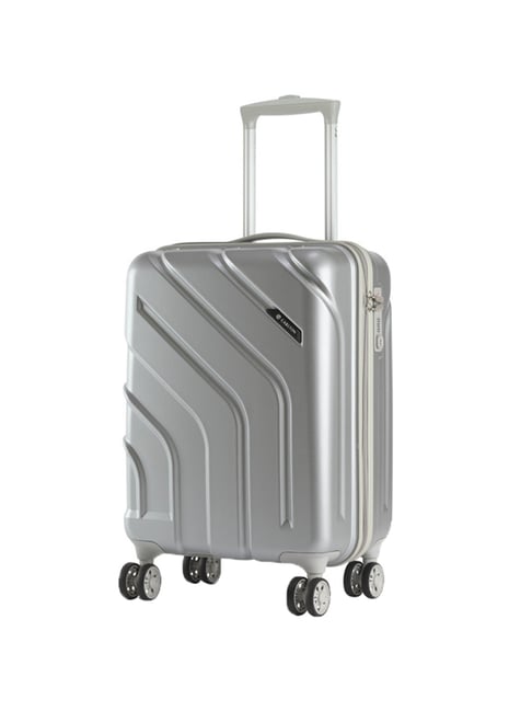 Buy Carlton Silver Wheel Small Hard Cabin Trolley 40 cm Online