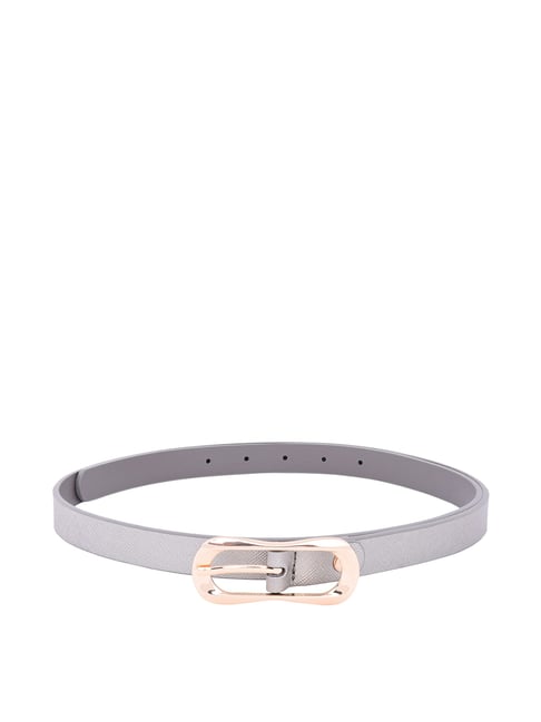 Lavie Grey Narrow Belt for Women