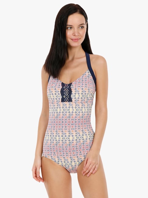 Amante Multicolor Printed Swim Dress