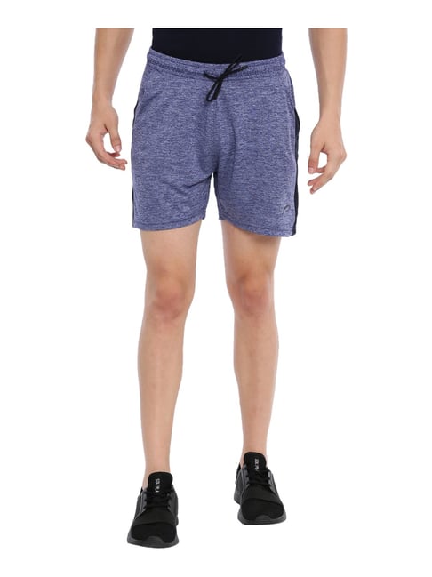 Proline Blue Regular Fit Self Pattern Shorts