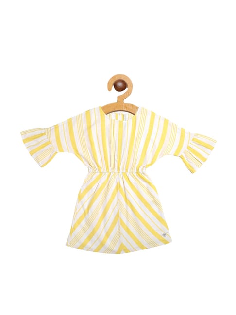 Pepe Jeans Kids Yellow Striped Top