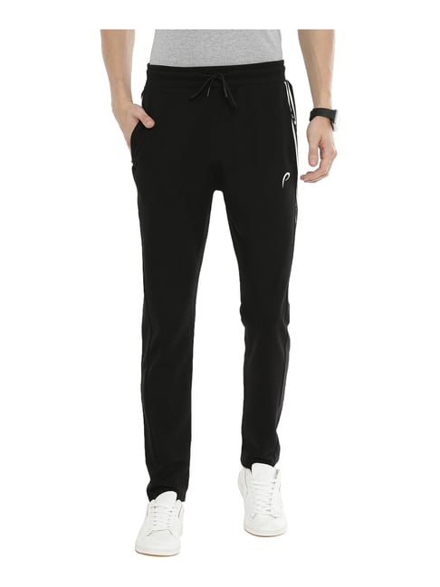 Proline Black Cotton Trackpants