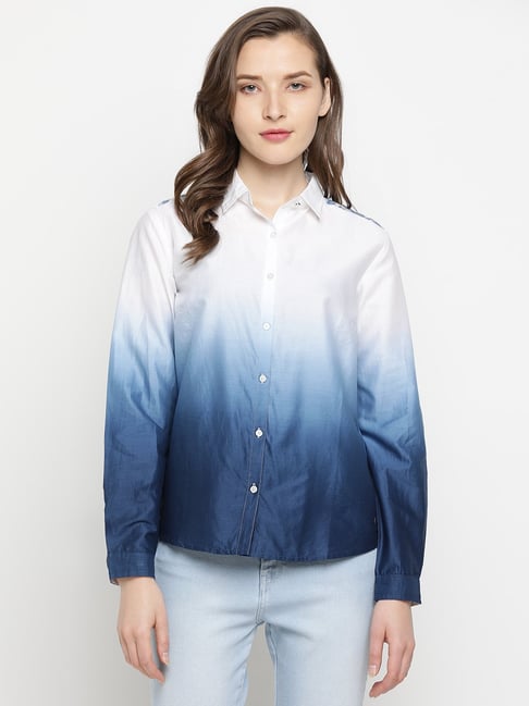 Pepe Jeans Blue Ombre Shirt