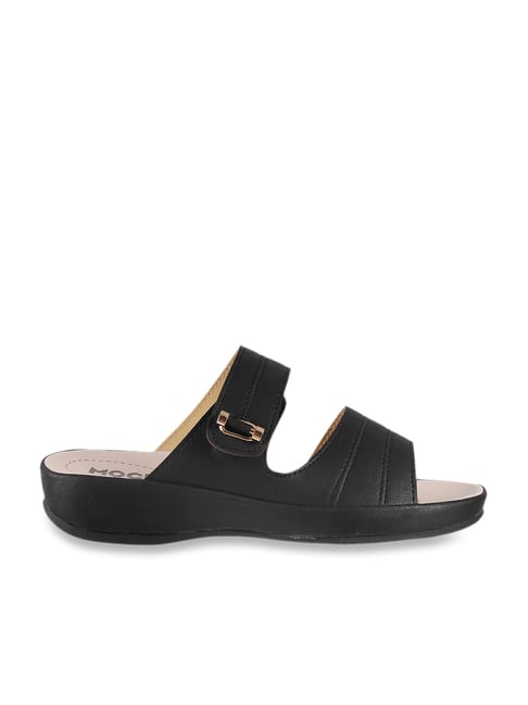 MOCHI Womens Synthetic Black Sandals (Size (5 UK (38 EU)) 
