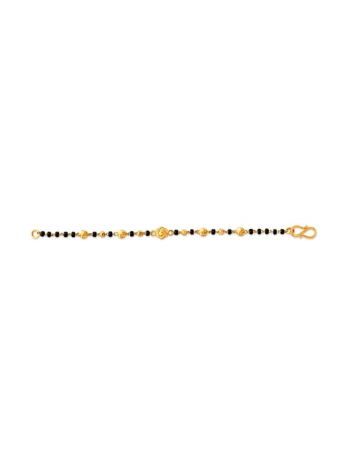 Buy Tanishq 22k Yellow Gold Mangalsutra Bracelet for Women Online At Best Price Tata CLiQ