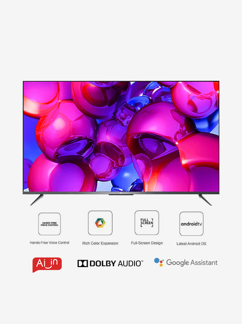TCL 139.7 cm (55 Inches) Google Certified Android Smart Ultra HD 4K LED TV 55P715 (2020 Model,Black)