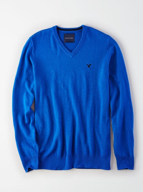 american eagle v neck sweater