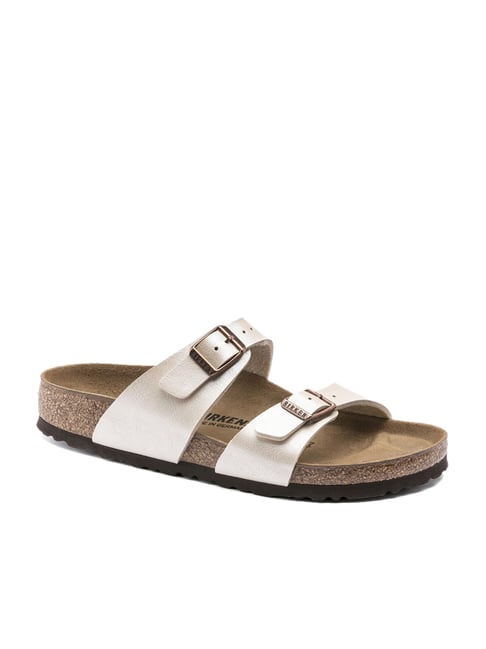 white sandals narrow width