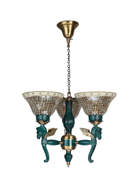 Fos Lighting Pegasus Seahorse 3 Lights Chandelier - Set of 1