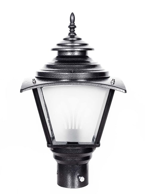 Fos Lighting Classic Black Big Outdoor Gate Light - Set of 1-picture-12