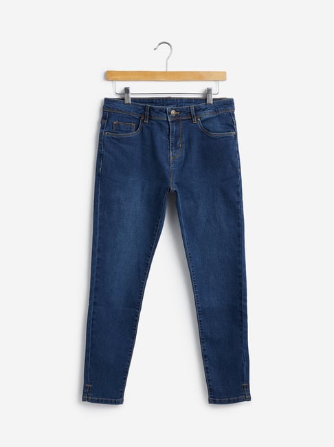 LOV by Westside Dark Blue Denim Joy Jeans