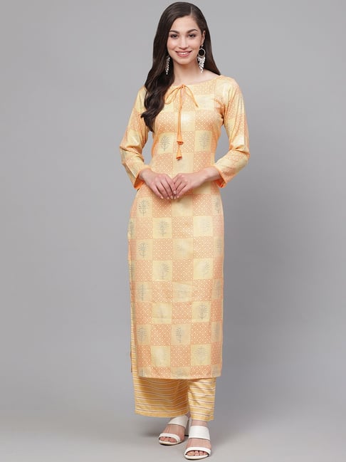 Buy Eid Plus Size Suits Cotton Silk Sage Green Palazzo Suit LSTV110584
