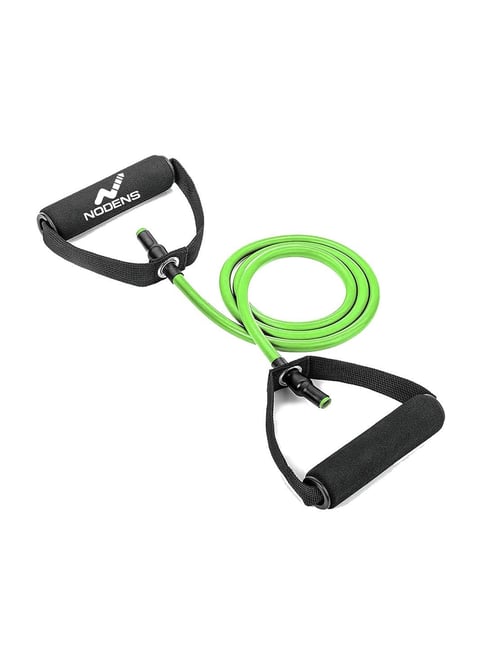 NODENS Green & Black Sports Toning Resistance Tube with Foam Handle-NODENS-Footwear-TATA CLIQ