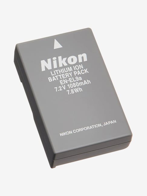 Nikon EN-EL9A Rechargeable 1080 mAh Li-ion Battery (Grey)