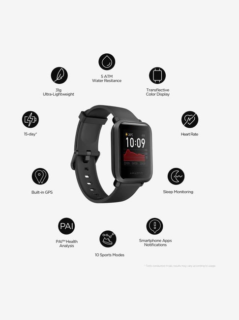 amazfit bip s carbon black