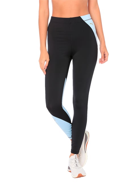 Buy Puma Black Cotton Logo Print Tights for Women Online @ Tata CLiQ