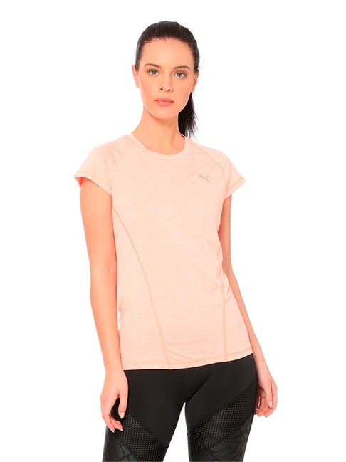puma peach shirt