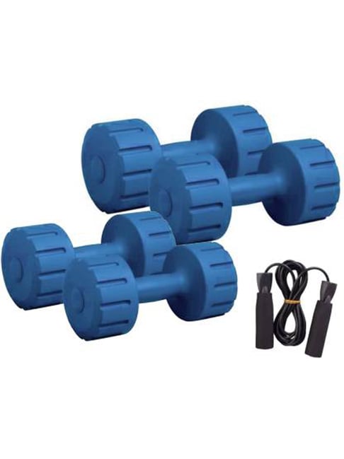 Fitmax DM PVC 2KG + 5KG Combo Home Gym Kit (Blue)-FITMAX-Footwear-TATA CLIQ