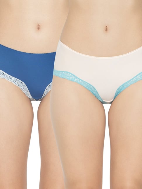 Buy Triumph Multicolor Hipster Panty (Pack of 2) for Women Online