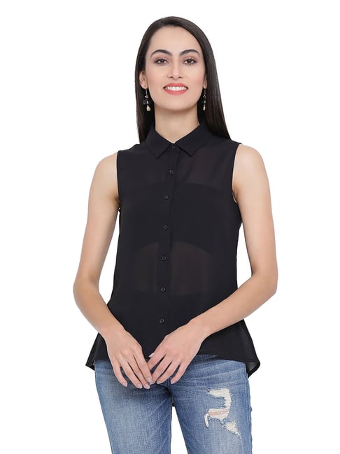 Oxolloxo Black Minora Tron Shirt