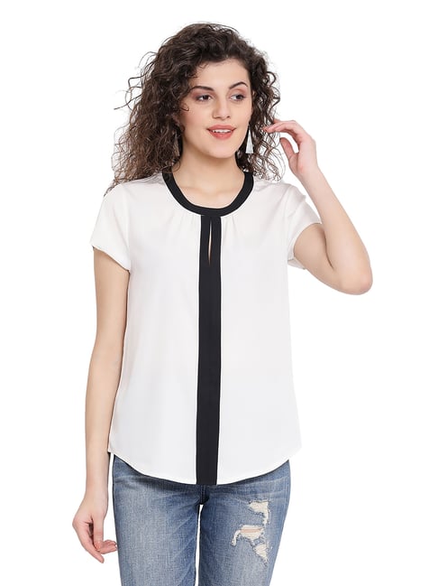 Oxolloxo White Monologic Thunder Top