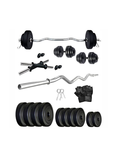 FITMAX DM 25kg Home Gym Combo (Black)-FITMAX-Footwear-TATA CLIQ