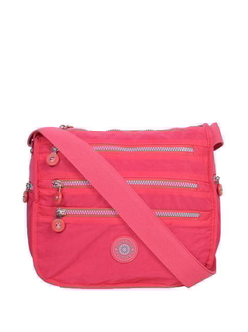 dark pink sling bag