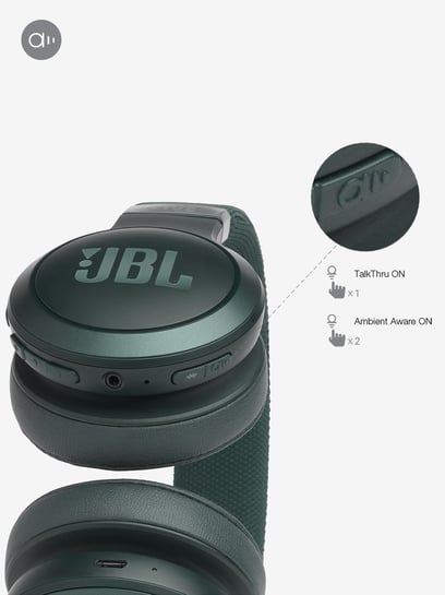 Auriculares Inalámbricos Jbl Live 400 Bluetooth Over-Ear - Verde