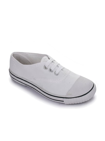 Liberty white canvas shoes online