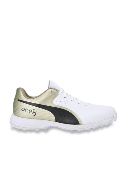 puma one8 gold cricket shoes