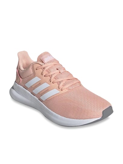 blush pink running shoes