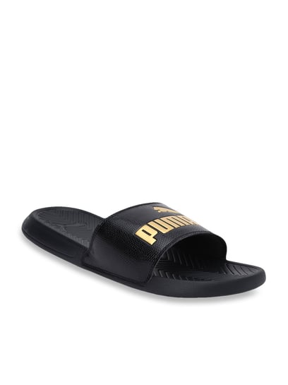 puma one8 slides black