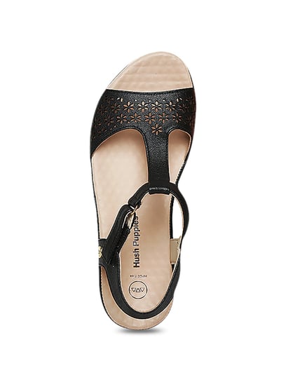 Hush puppies on sale black sandals womens