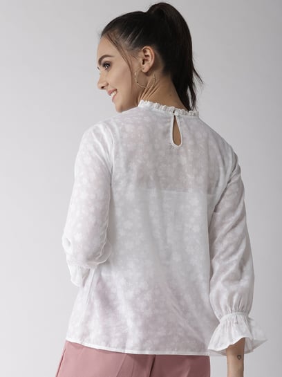 Buy Style Quotient White Lace Top for Women Online @ Tata CLiQ