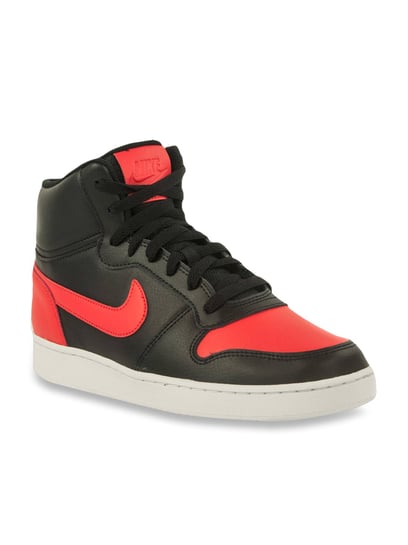 nike ebernon mid red black